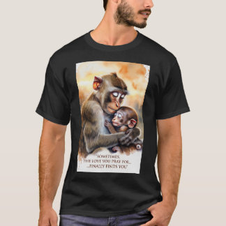 Camiseta Finally Found You" - Adoptive Mother and Baby Monk