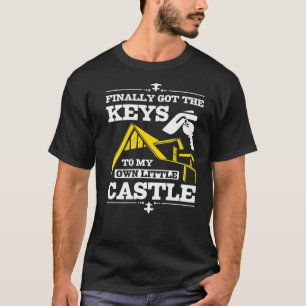 Camiseta Finalmente consegui as chaves do meu pequeno caste