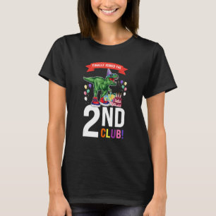 Camiseta Finalmente Entrou No 2º Clube Menino De 2 Anos De