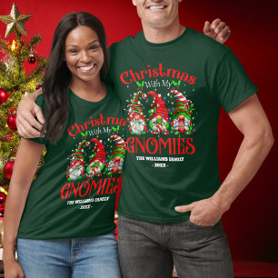 Camiseta Finalmente Natal Com Minha Família Verde