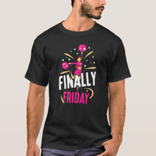 Camiseta Finalmente sexta-feira Sarcastic Weekend Humor
