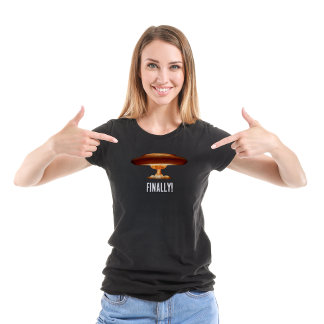 Camiseta Finalmente T-Shirt Nuclear de Alivio Atômica