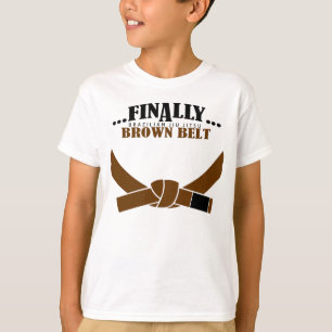 Camiseta Finalmente Um Cinturão BJJ Brown!!!