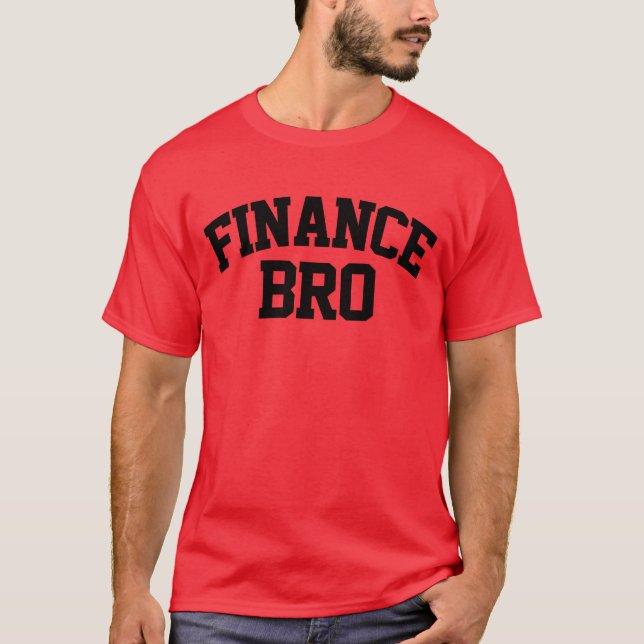 Camiseta Finanças Bro Finanças Engraçadas (Frente)