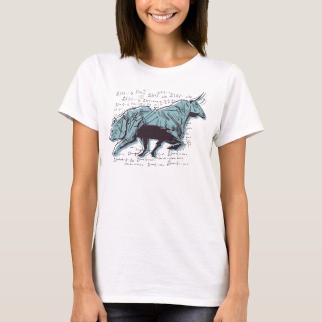 Camiseta Finanças na Análise do Mercado de Ações (Frente)