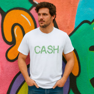 Camiseta Finanças Verdes da Palavra Dinheiro