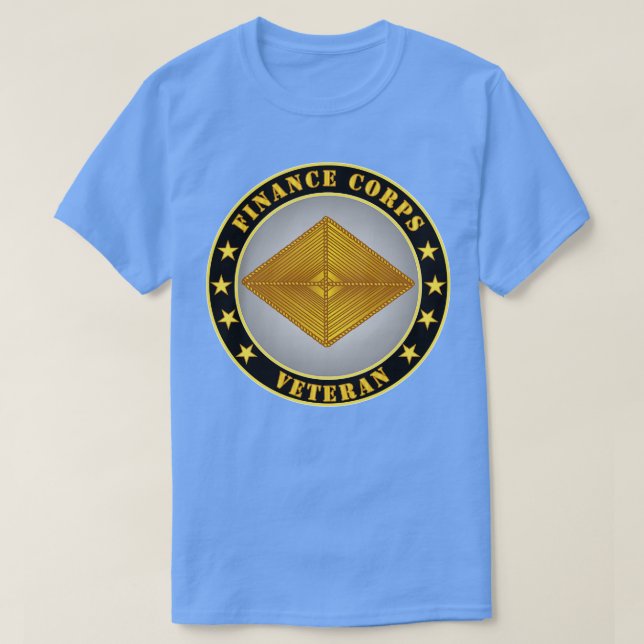 Camiseta Finance Corps Veteran (Frente do Design)