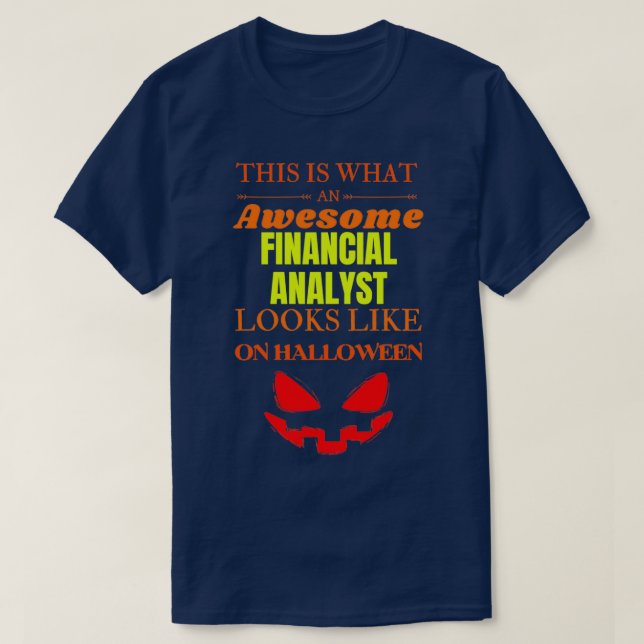 Camiseta Financial analyst 3 (Frente do Design)