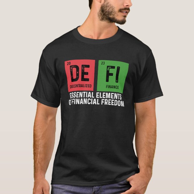 Camiseta Financiamento Descentralizado do Cryptocurrency do (Frente)