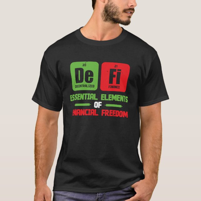 Camiseta Financiamento Descentralizado do Cryptocurrency do (Frente)