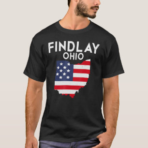 Camiseta Findlay Ohio EUA State America Viagem Ohioan