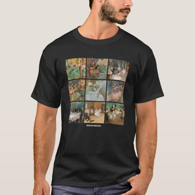 Camiseta Fine Arts Bottega Edgar Degas Grid Dancers Balleri (Frente)