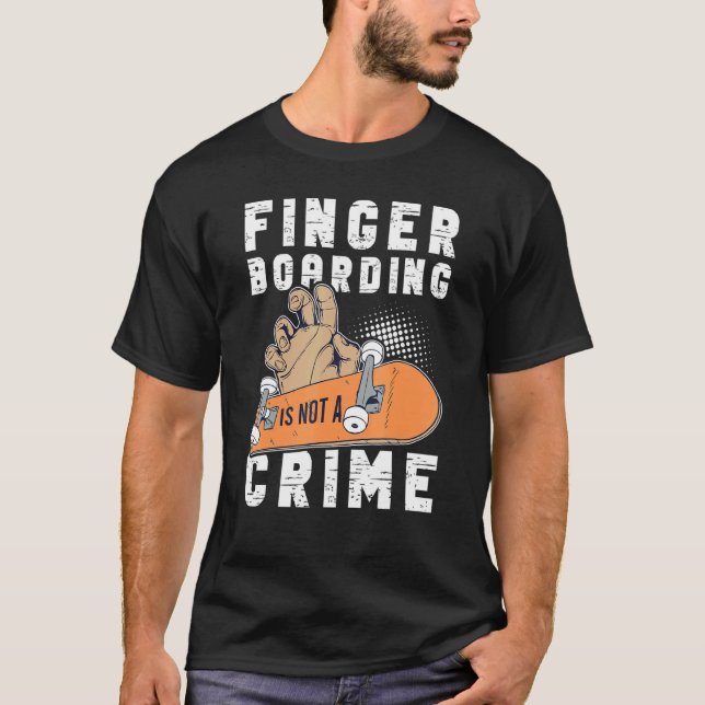 Camiseta Fingerboard Finger Skateboarding Fingerboarding Tr (Frente)