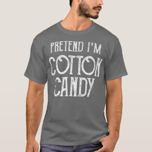 Camiseta Fingir Im Cotton CandyEngraçadinho Preguiçoso Hall