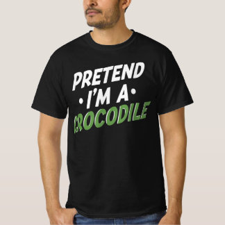 Camiseta Fingir Im Um Alligador De Crocodilo Lover Réptil G