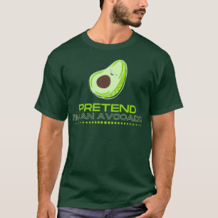 Camiseta Fingir Ix27m e um abacate