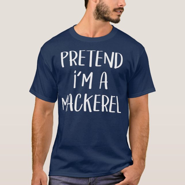 Camiseta Fingir-Me Um Festa De Peixe Engraçado De Sarda (Frente)