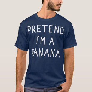 Camiseta Fingir-me uma fantasia de Dia de as Bruxas engraça