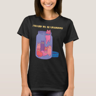 Camiseta Fingir que somos pepinos, fraldas hilárias.