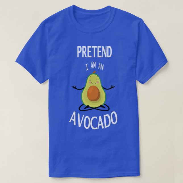 Camiseta Fingir que sou abacado 2 (Frente do Design)