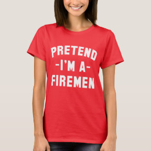 Camiseta Fingir que sou Dia de as Bruxas engraçado de Bombe