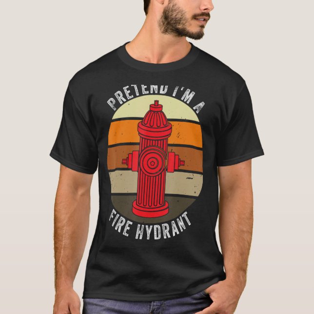 Camiseta Fingir que sou o Bombeiro Horrante, o Hallowee Pre (Frente)