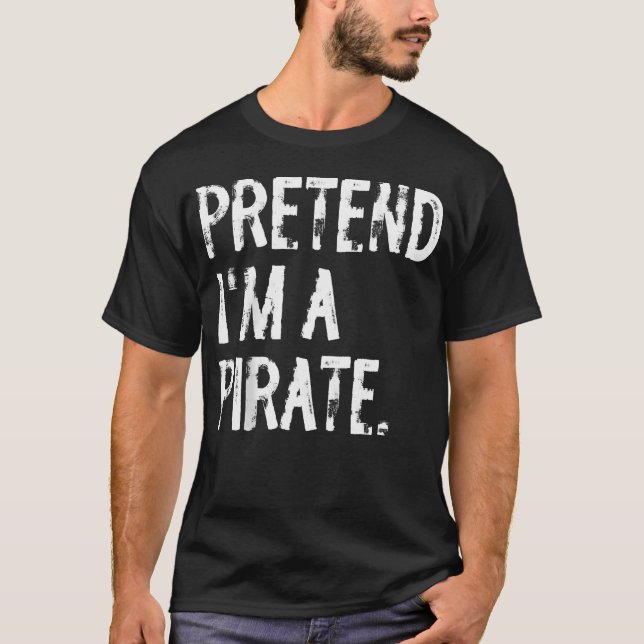 Camiseta Fingir que sou um (Frente)