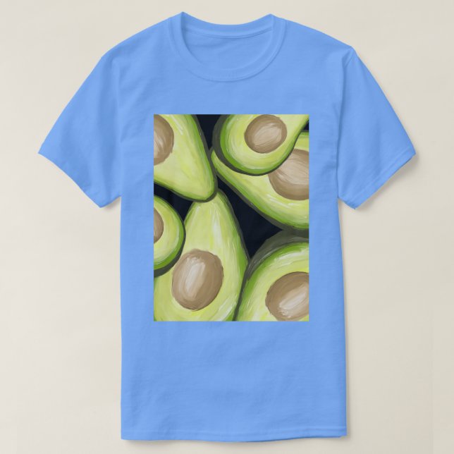 Camiseta Fingir que sou um abacate 18 (Frente do Design)