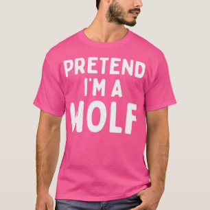 Camiseta Fingir Que Sou Um Anima De Halloween Engraçado De