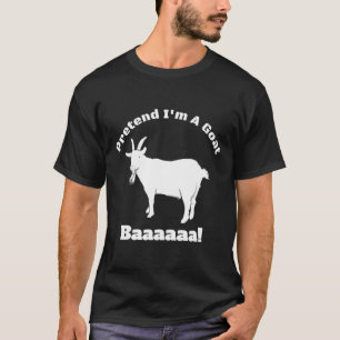 Camiseta Fingir que sou um cabra - Fácil Figurino de Hallow