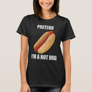 Camiseta Fingir que sou um cachorro gostoso, festeira pregu