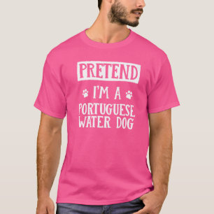 Camiseta Fingir que sou um Cachorro Português de Halloween