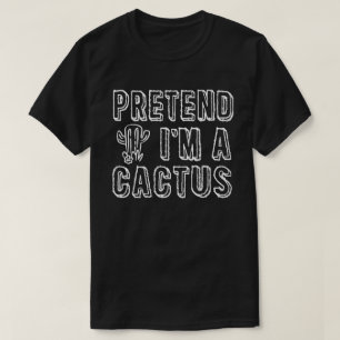 Camiseta Fingir que sou um Cactus Easy Halloween Matching P