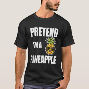 Camiseta Fingir que sou um Dia de as Bruxas engraçado de ab