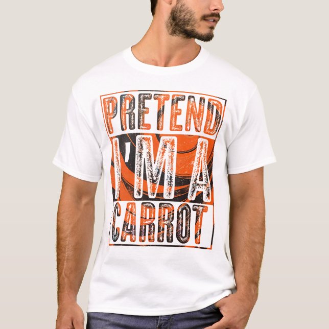 Camiseta Fingir que sou um Dia de as Bruxas engraçado de Ce (Frente)
