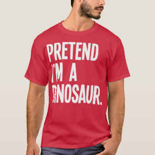 Camiseta Fingir que sou um Dia de as Bruxas engraçado do Di