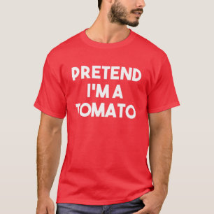 Camiseta Fingir que sou um Dia de as Bruxas engraçado preg