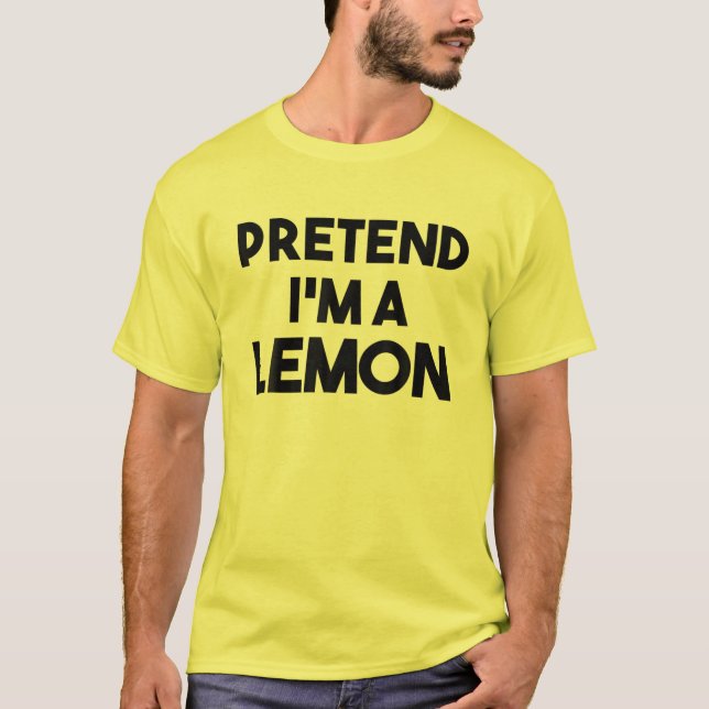Camiseta Fingir que sou um Dia de as Bruxas engraçado pregu (Frente)