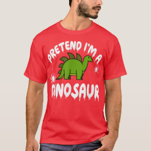 Camiseta Fingir que sou um Dinossauro do Stegossauro Simple