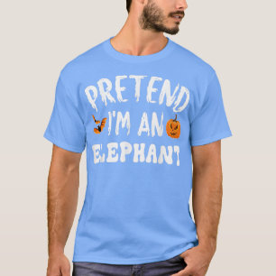 Camiseta Fingir Que Sou Um Elefante Homens De Figurino De H