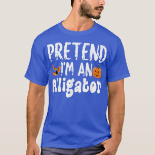 Camiseta Fingir Que Sou Um Fã De Figurino De Halloween De A