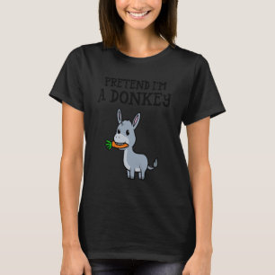 Camiseta Fingir que sou um fantasma preguiçoso do dia das b