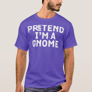Camiseta Fingir que sou um Gnomo Engraçado, Legal Halloween