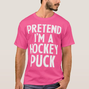 Camiseta Fingir Que Sou Um Hóquei Fácil De Hóquei Em Gelo