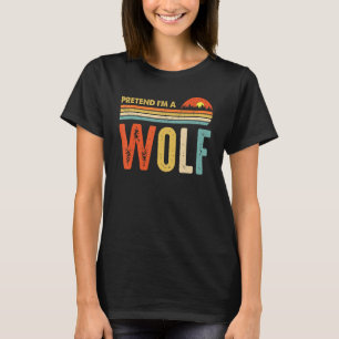 Camiseta Fingir que sou um lobo no último minuto, custo de