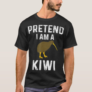 Camiseta Fingir Que Sou Um Pássaro Kiwi Fodando Engraçado K