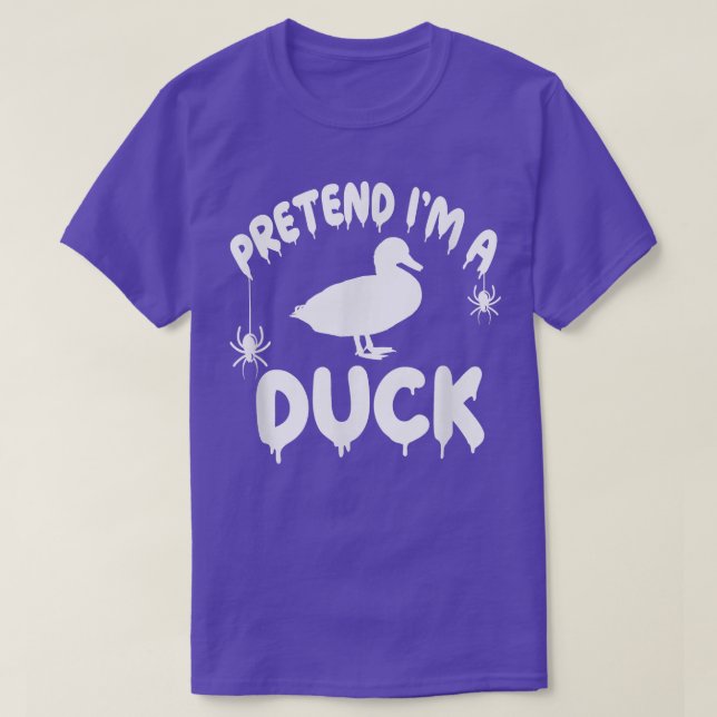 Camiseta Fingir que sou um Pato-Mallard - Sapo Simples e Lo (Frente do Design)