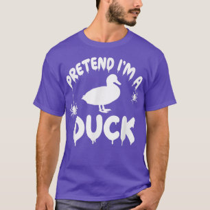 Camiseta Fingir que sou um Pato-Mallard - Sapo Simples e Lo
