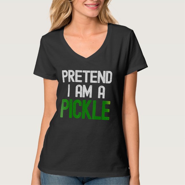 Camiseta Fingir Que Sou Um Picles (Frente)