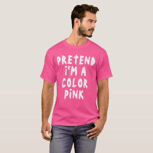 CAMISETA FINGIR QUE SOU UM PINCO DE COR